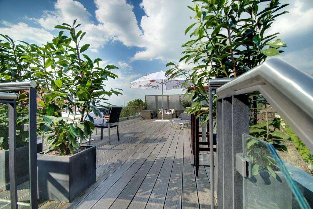 Qube Hotel Bahnstadt Heidelberg Restoran gambar